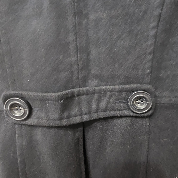 Paper Doll Pea Coat Woman's Size M in dark blue. - Picture 9 of 12